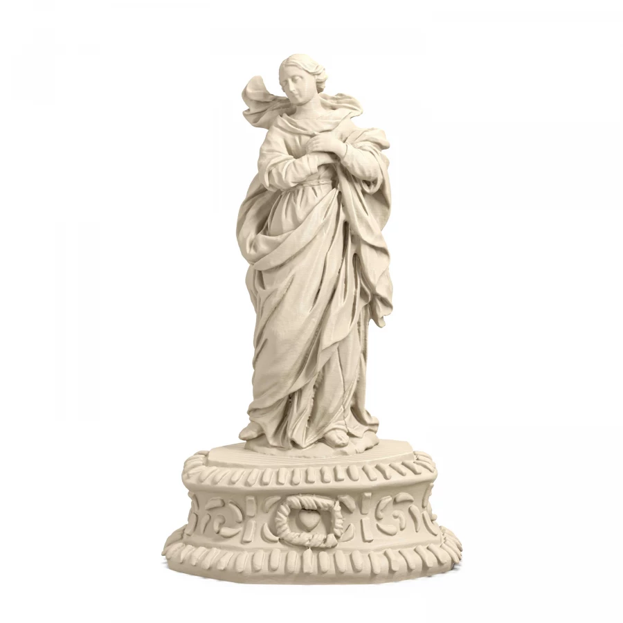 “Baroque Virgin Mary” by Manifattura Trapanese | Ivory